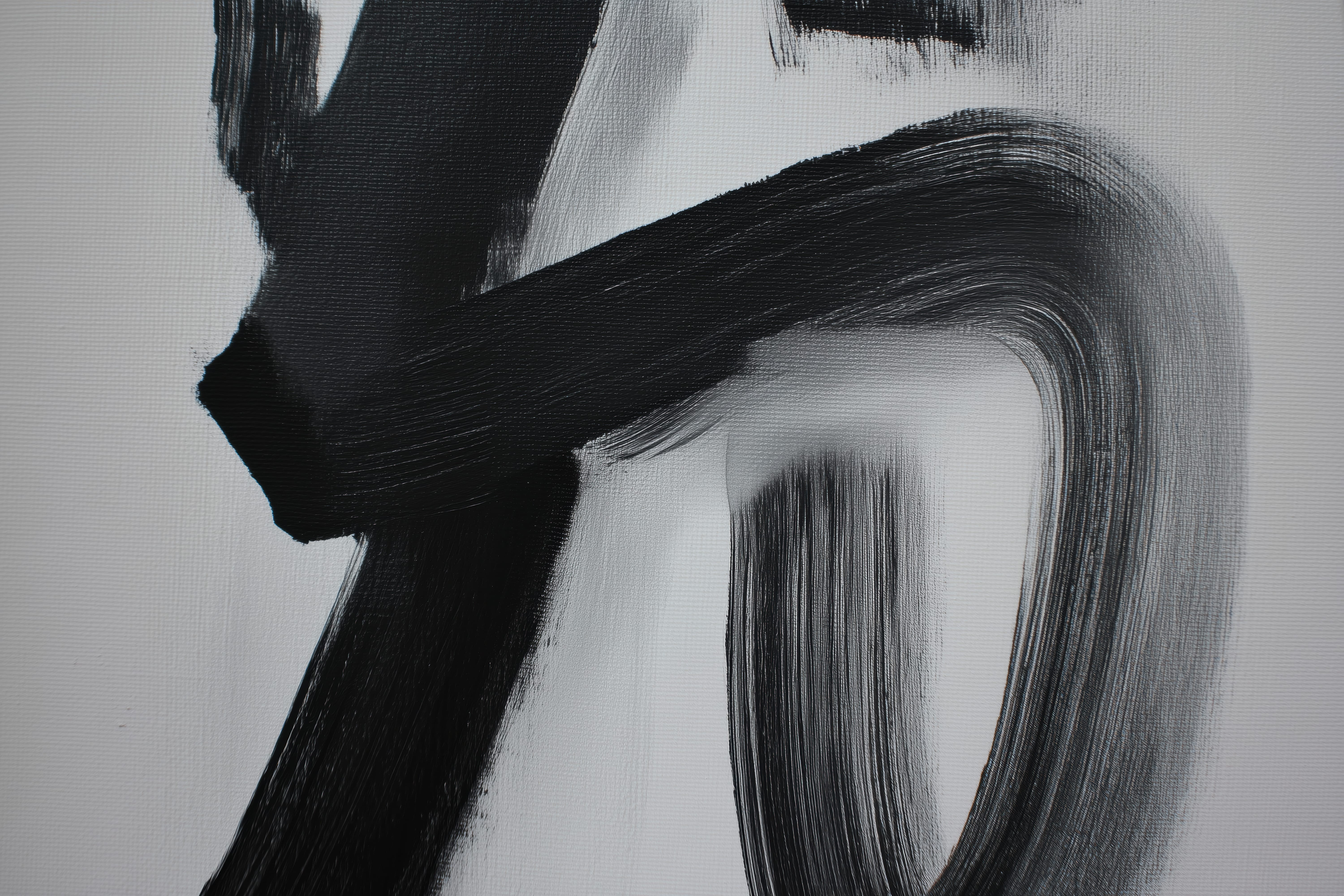 Charcoal Gesture — original art print