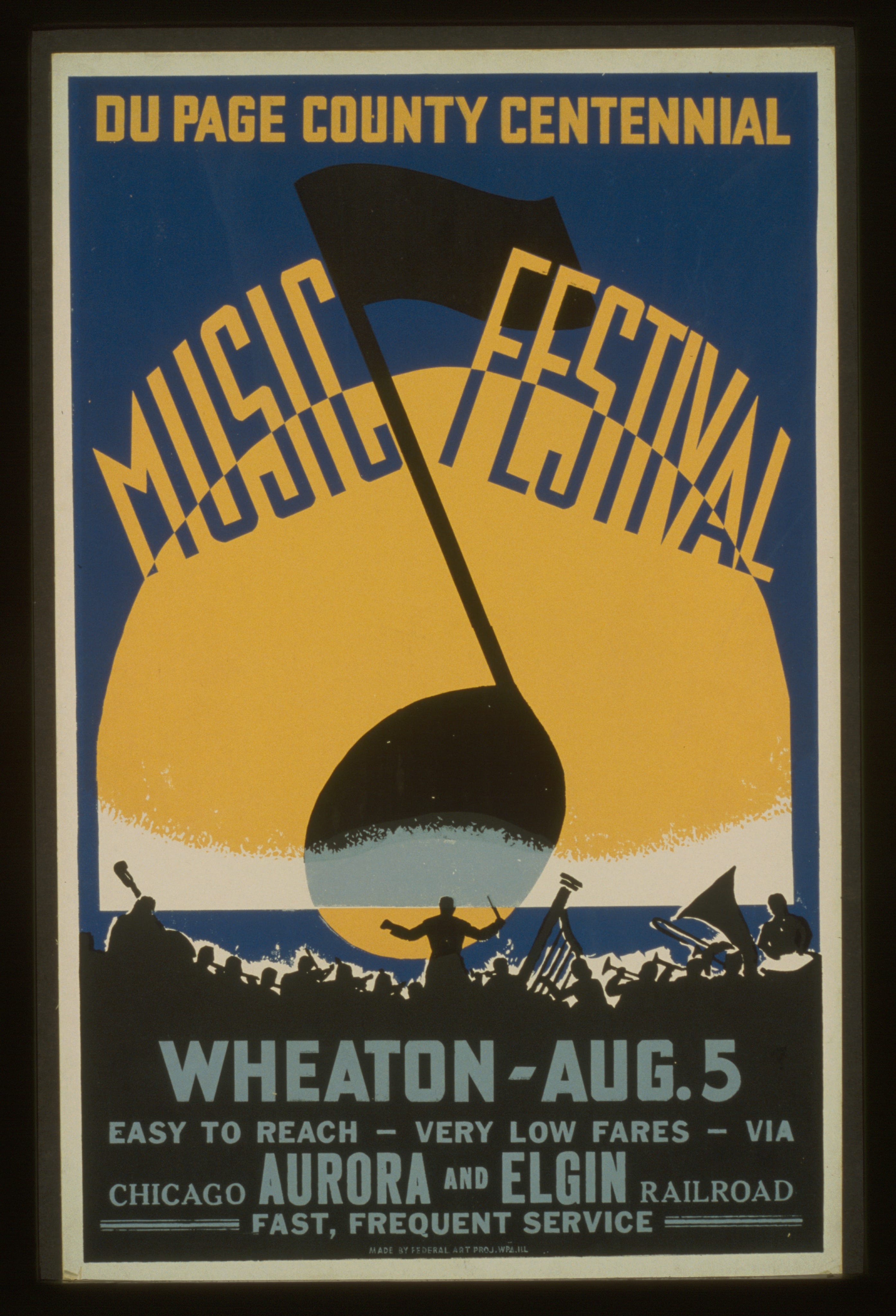 Music Festival — original art print