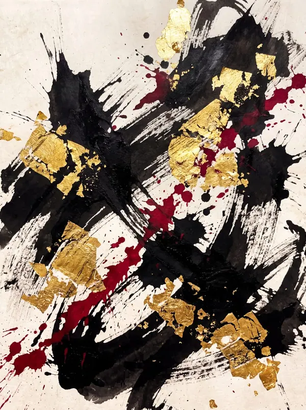 Ink & Gold print