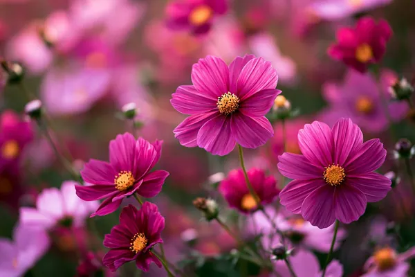 Cosmos in Bloom print