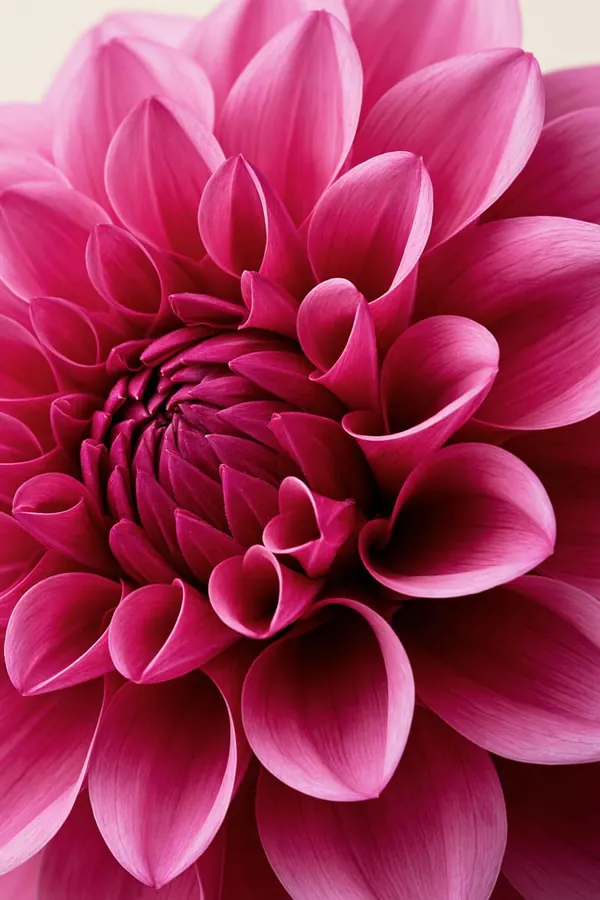 Magenta Dahlia print