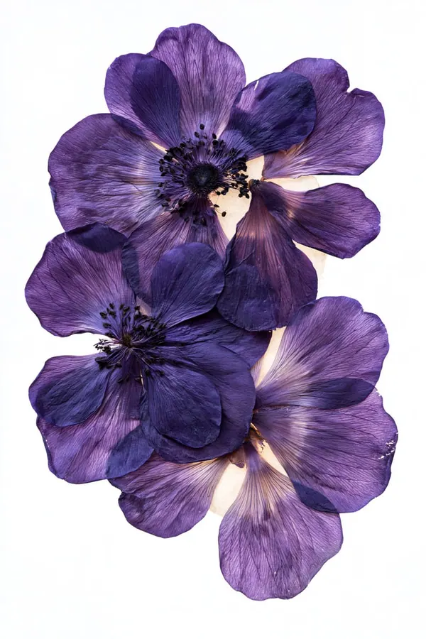 Pressed Anemone print
