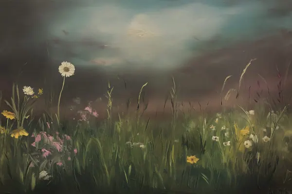 Moonlit Meadow print