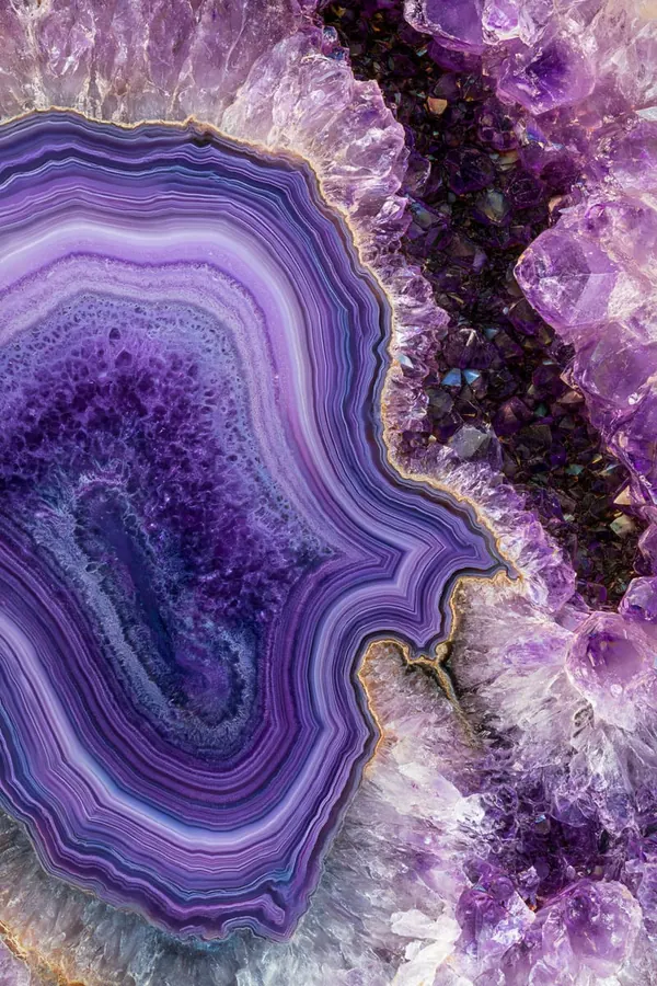 Polished Amethyst print