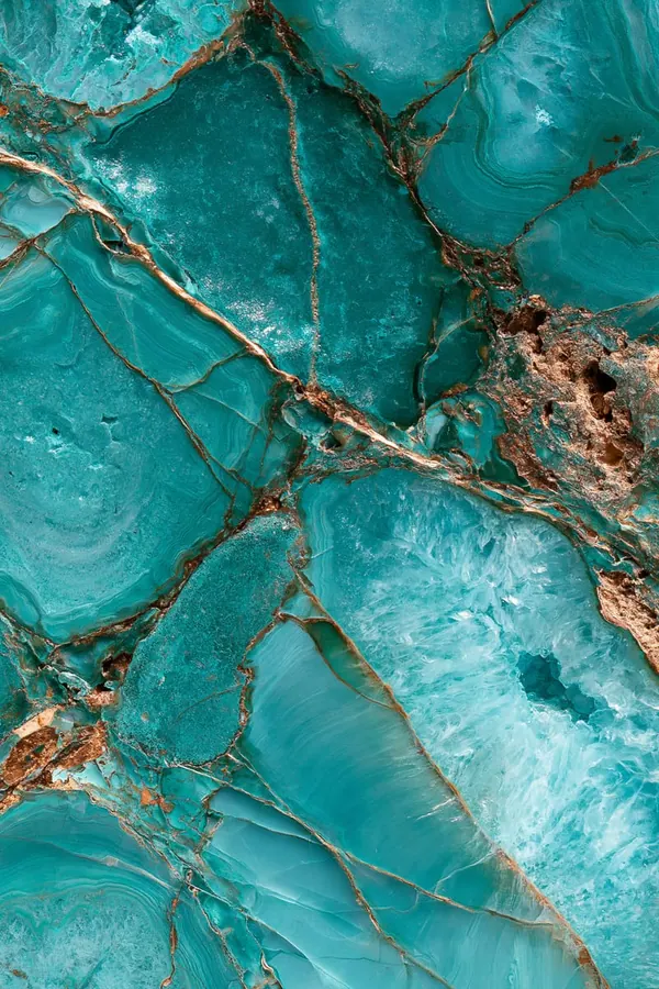 Chrysocolla print