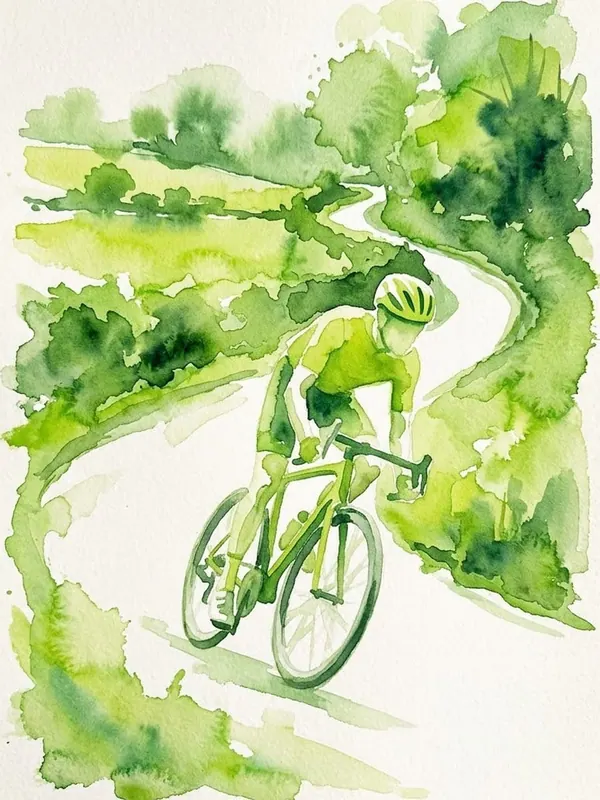 Green Lane Descent print