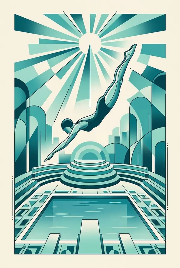 Swallow Dive print