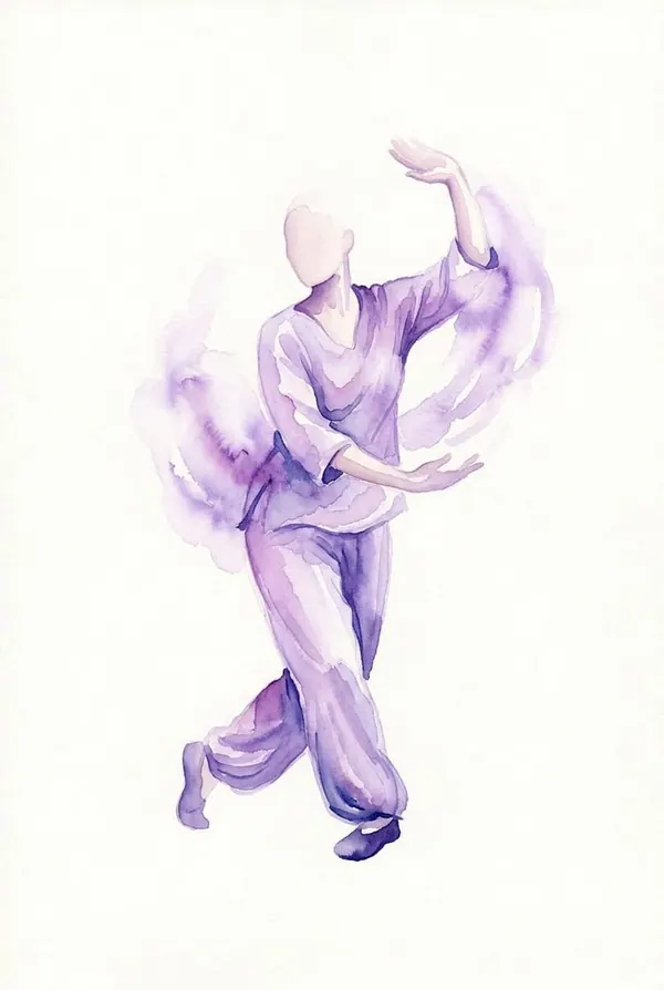 Tai Chi, Slow Circle print