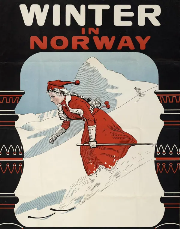 Winter in Norway print