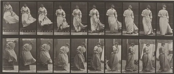 Woman with a Fan print