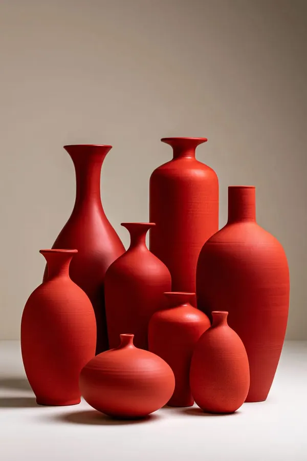Red Glazed Vessels print