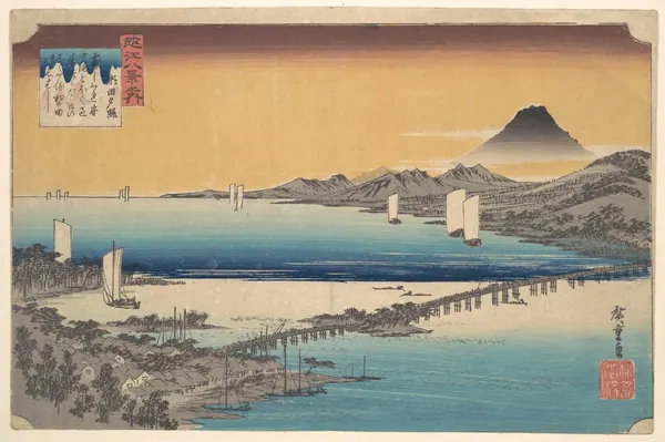 Dusk over the Long Bridge print