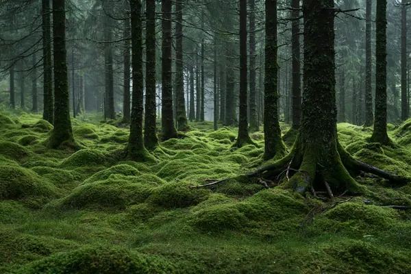 Mossy Forest Floor print