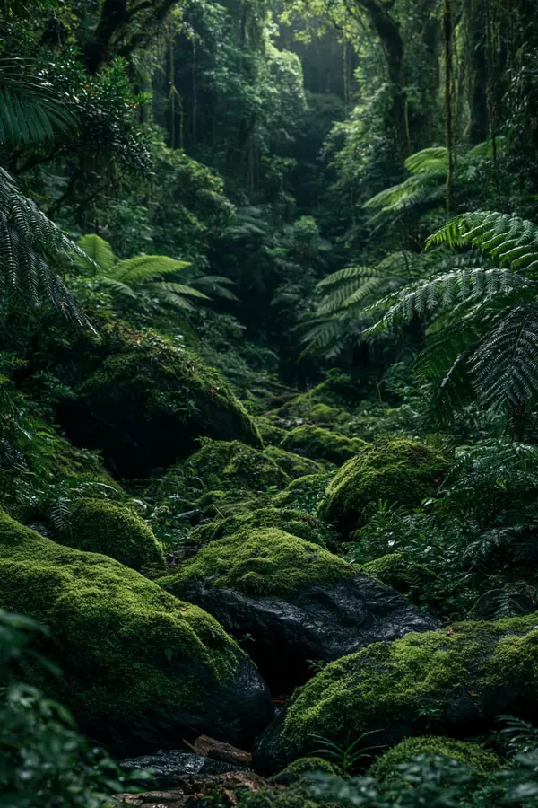 Jade Rainforest print