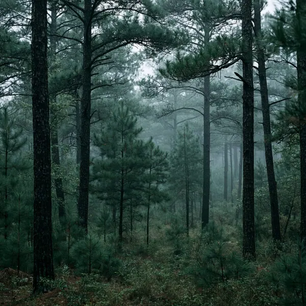 Fog Between Trees print