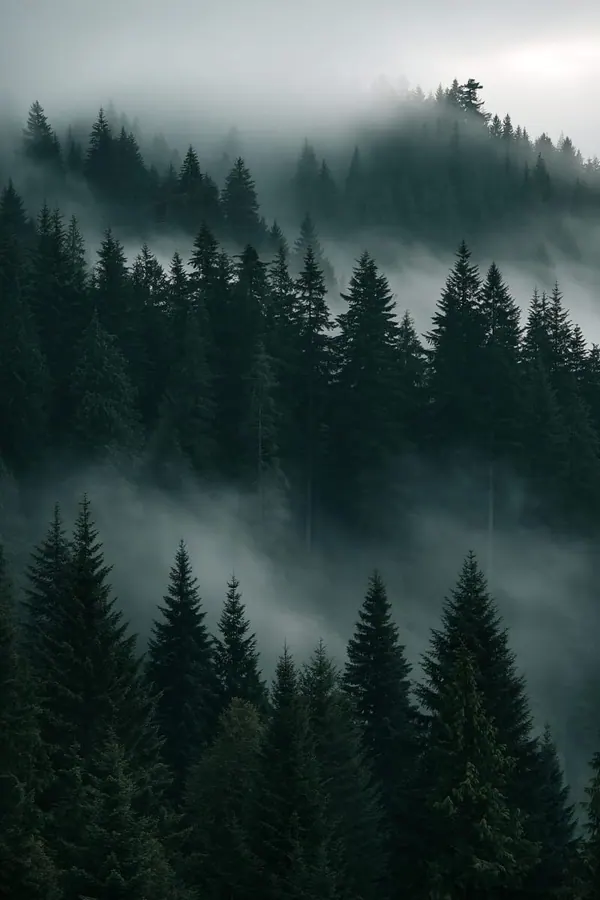 Receding Ridges print