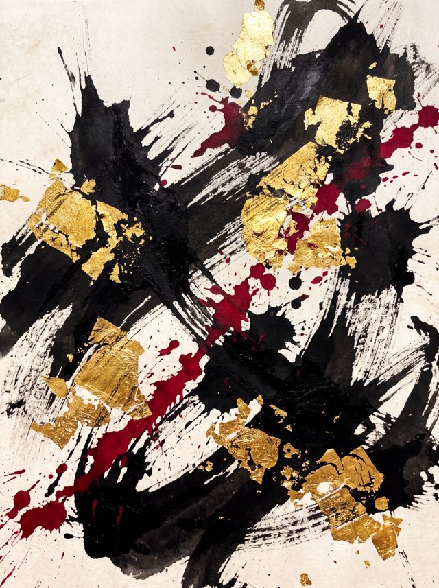 Ink & Gold print