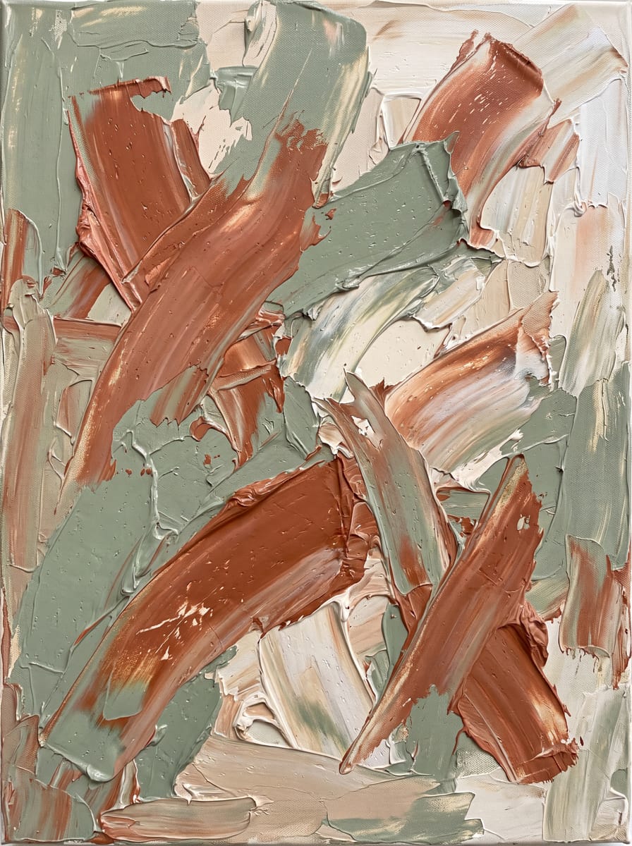 Terracotta & Sage print
