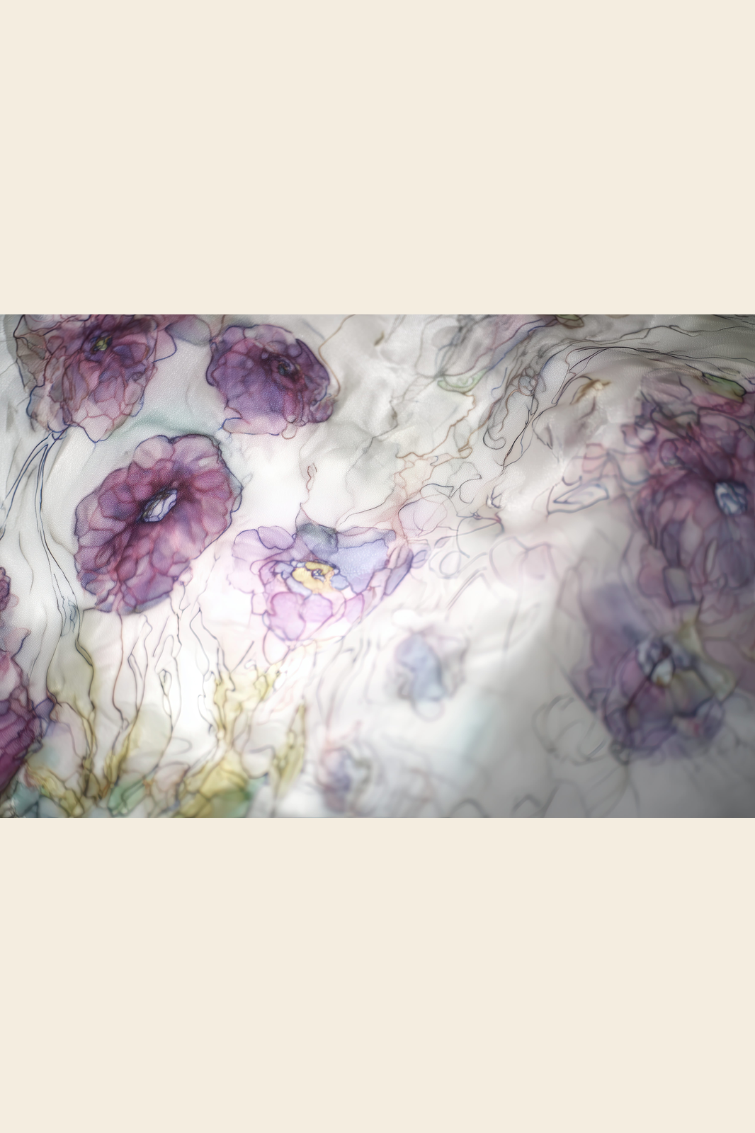Ink on Silk II print