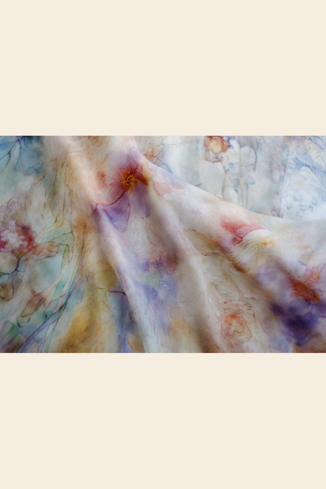 Ink on Silk I print