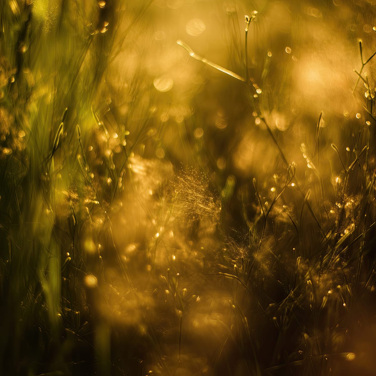 Golden Hour Garden print