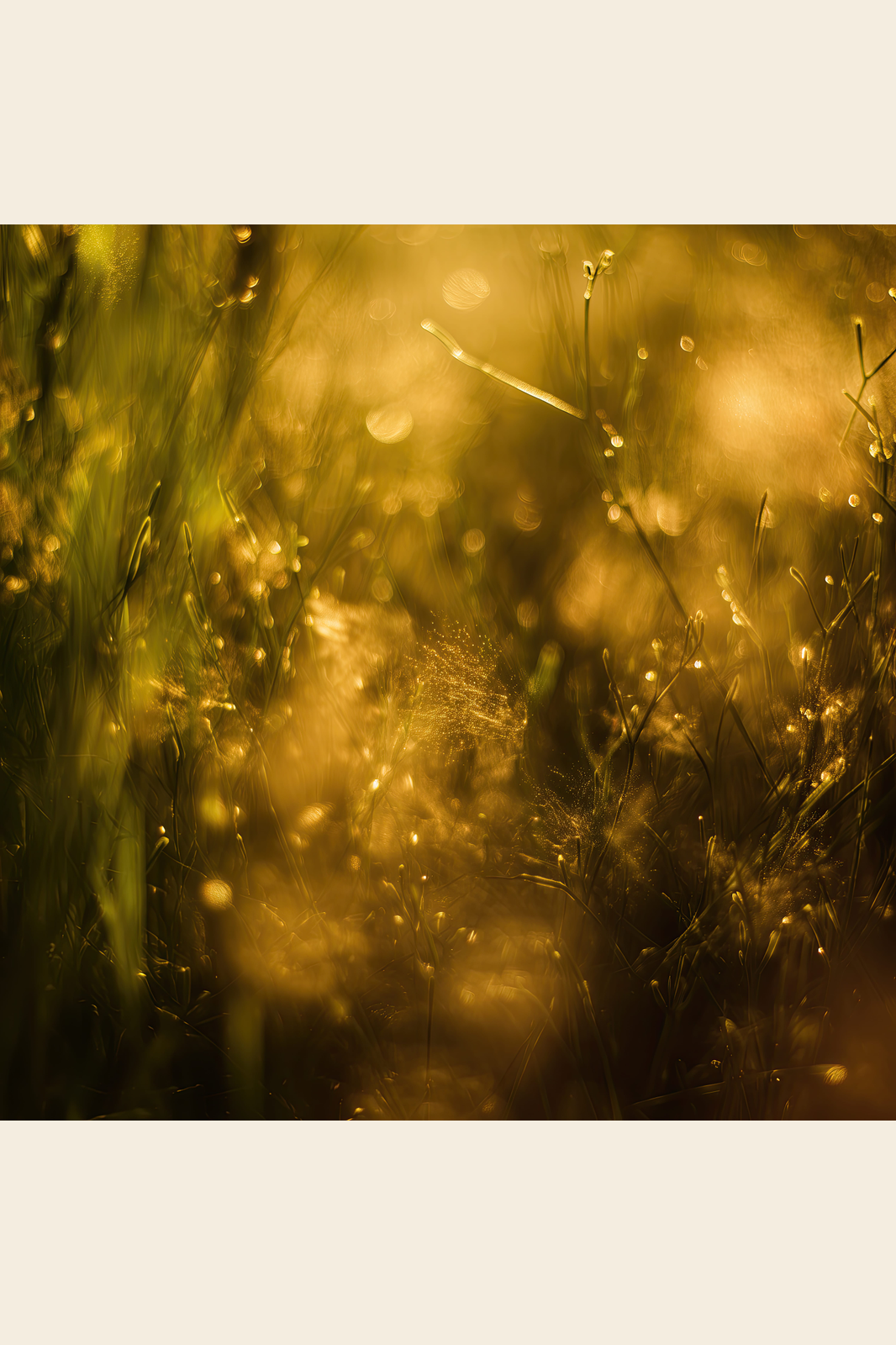 Golden Hour Garden print