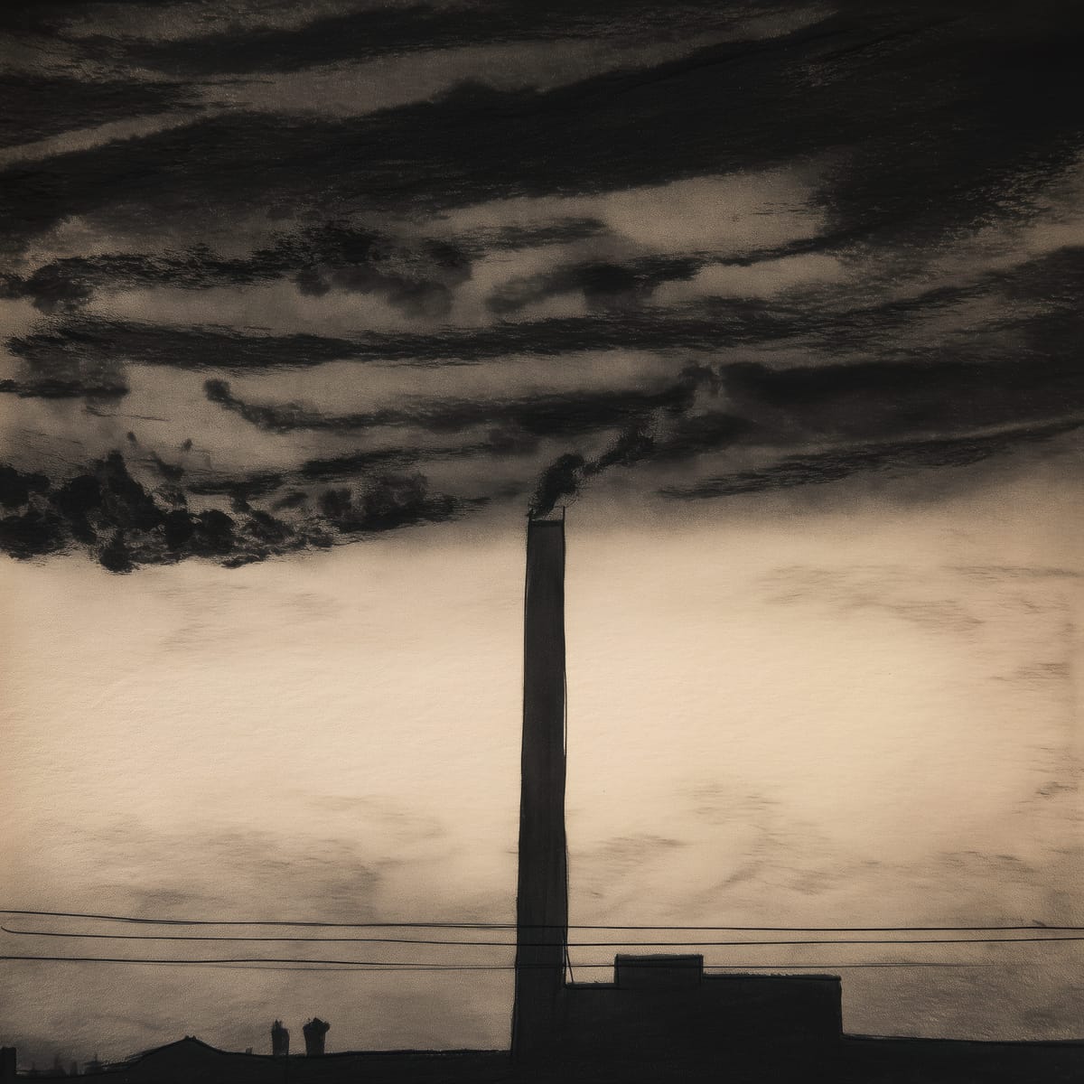 Chimney at Dusk print