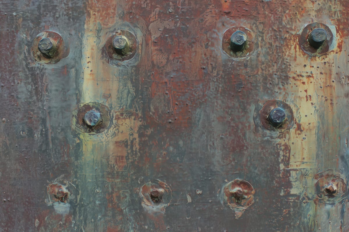 Riveted Steel print