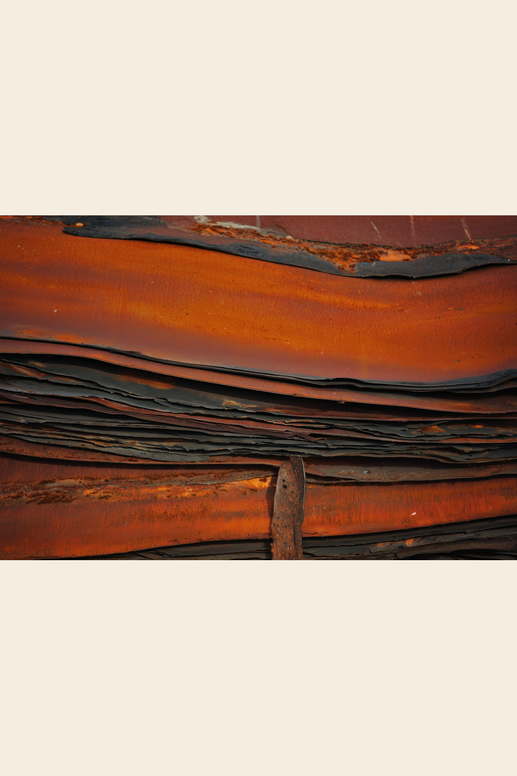 Rust Strata print
