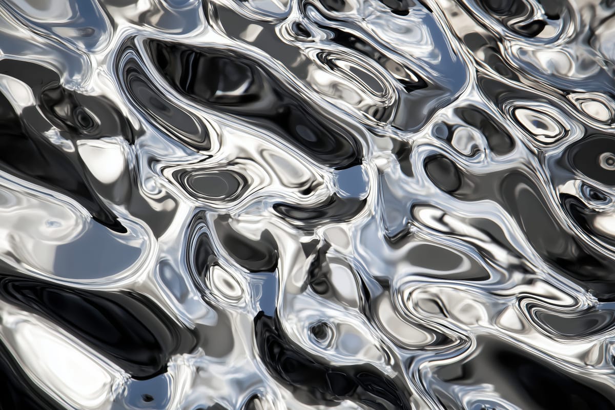 Liquid Chrome print