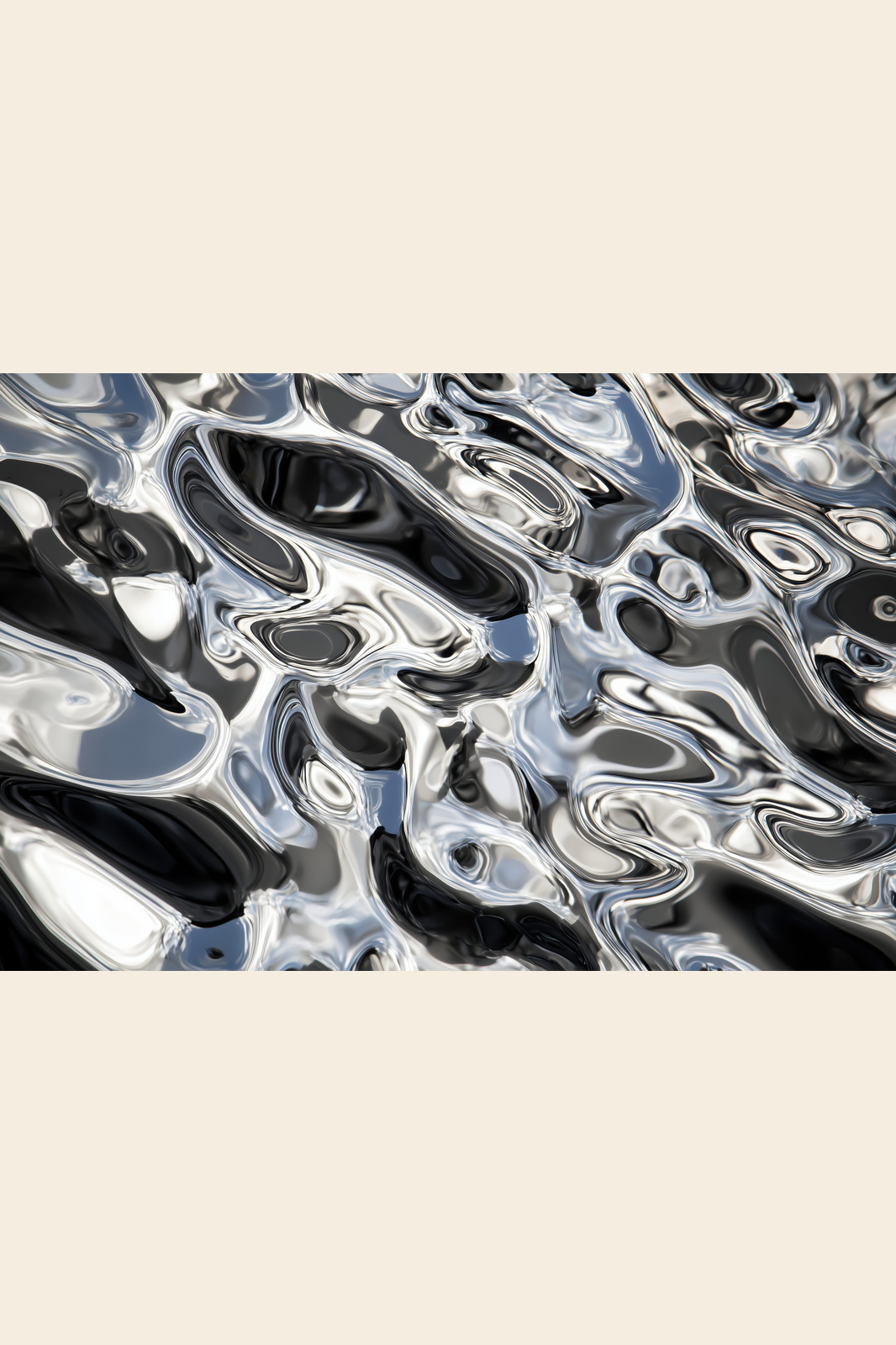 Liquid Chrome print