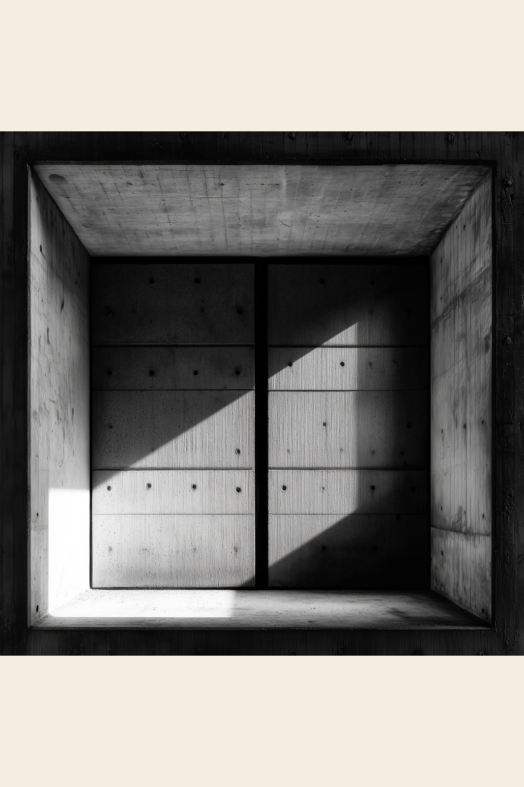 Concrete Window print