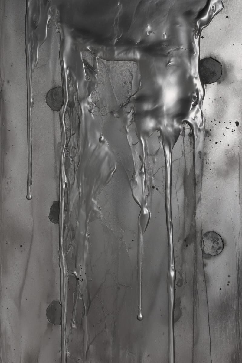 Chrome on Concrete print