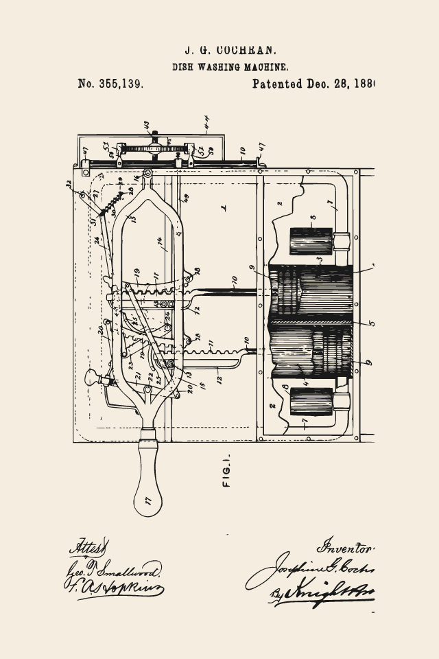 Cochrane dishwasher print