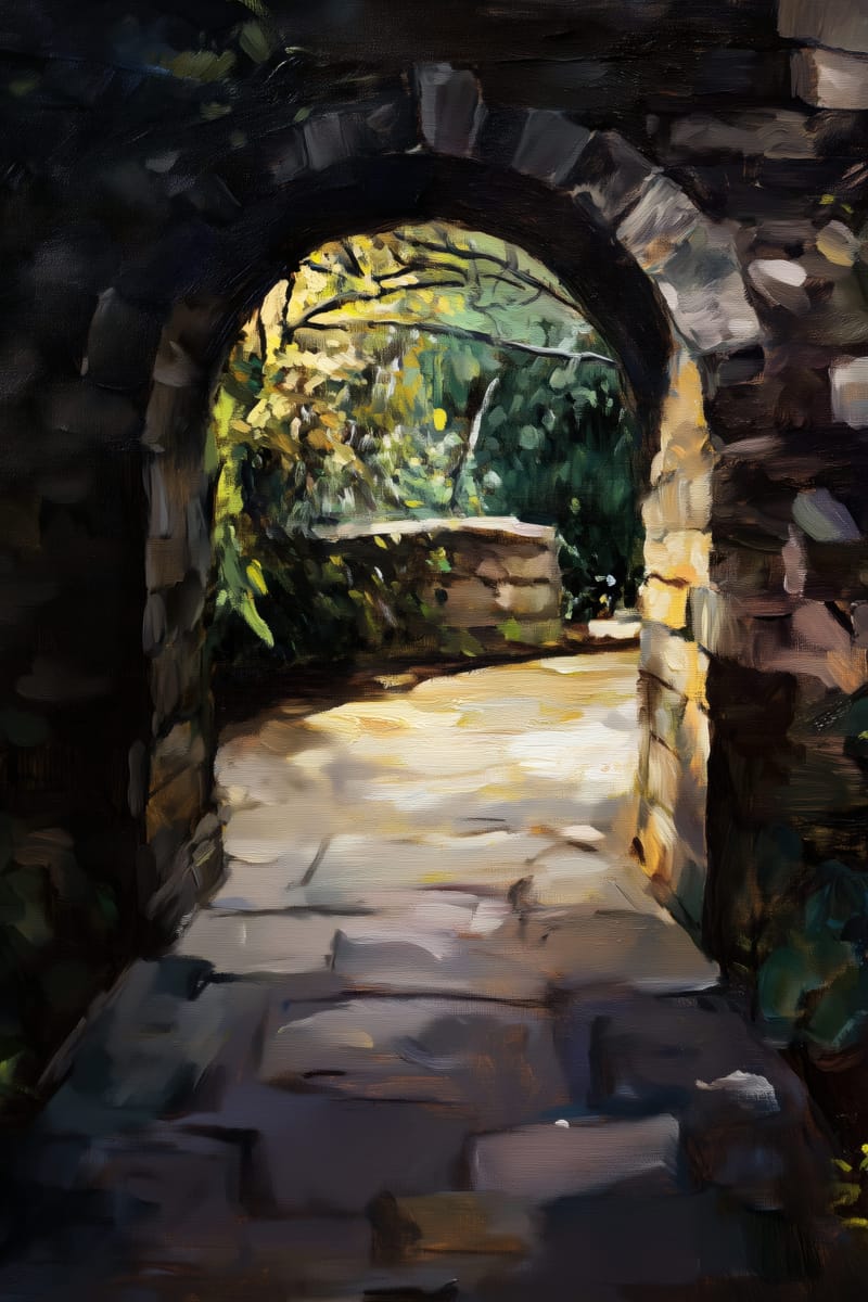The Garden Arch print