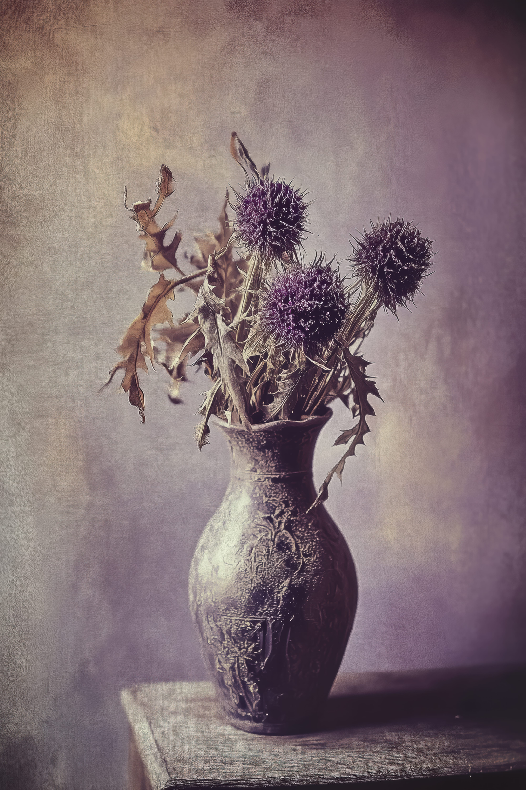 The Thistle Vase print