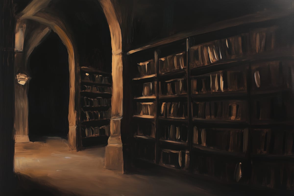 The Old Library print