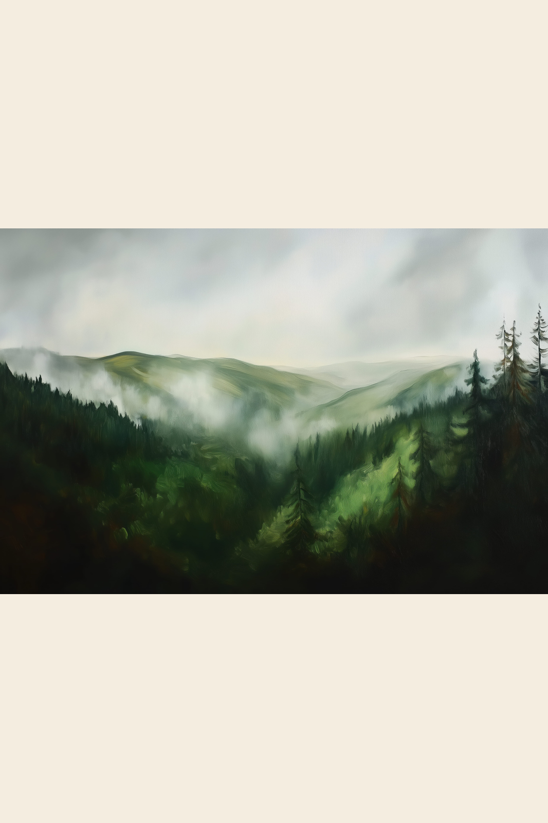 Highland Rain print