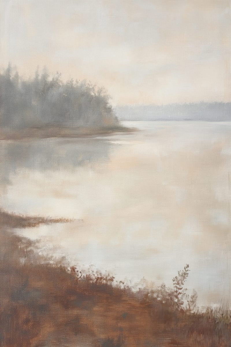 Lake at First Light print