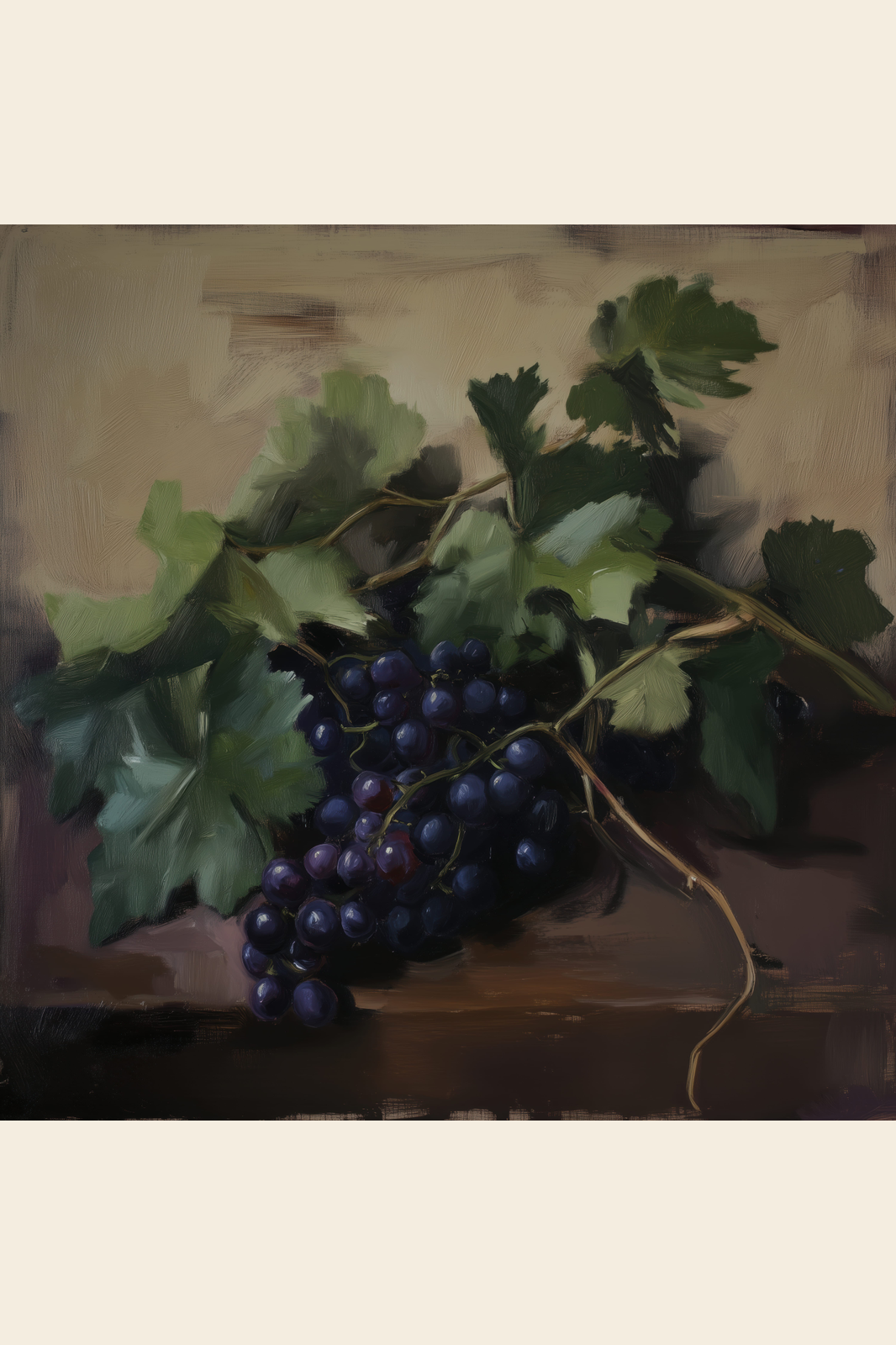 Grapes and Vine print