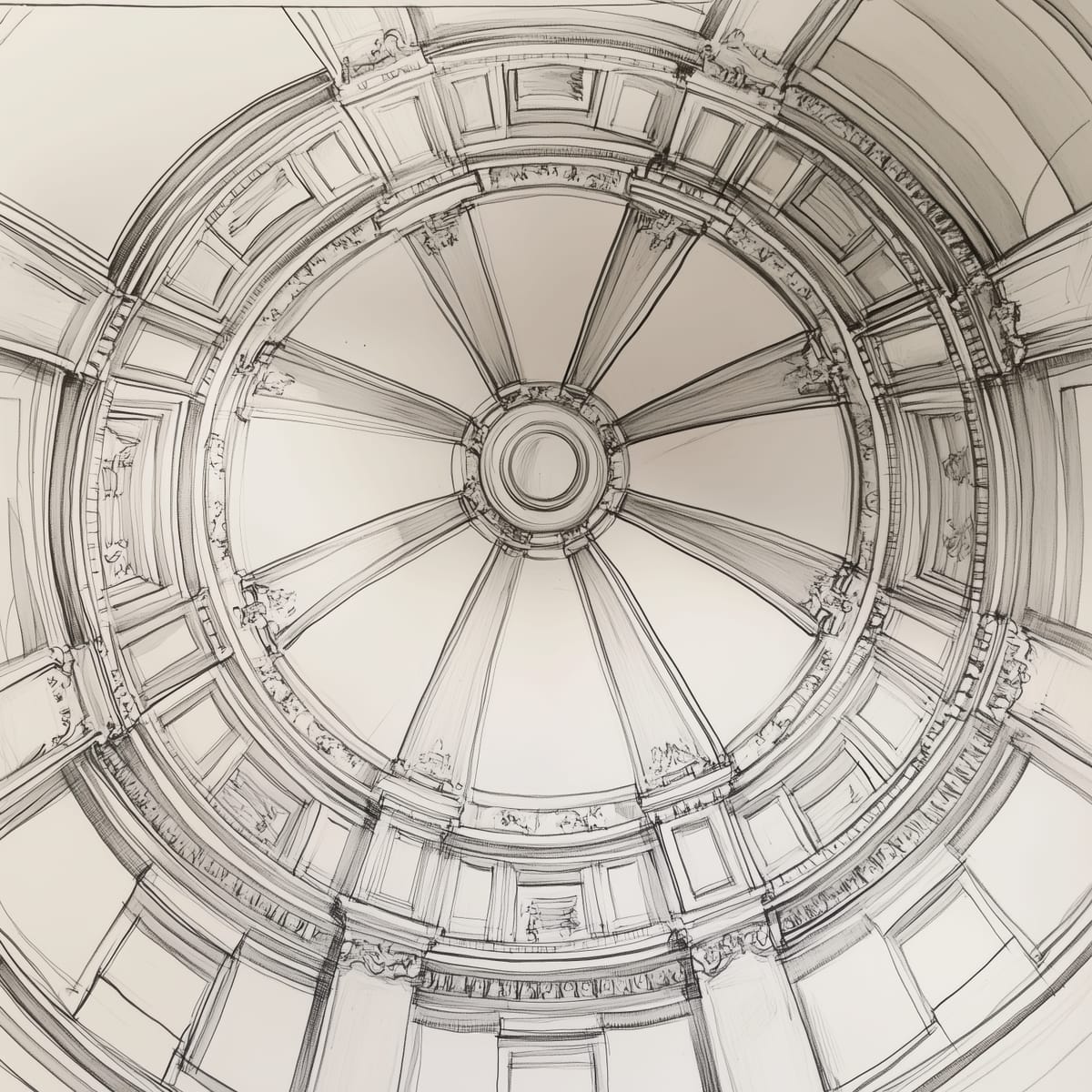 The Drawn Dome print