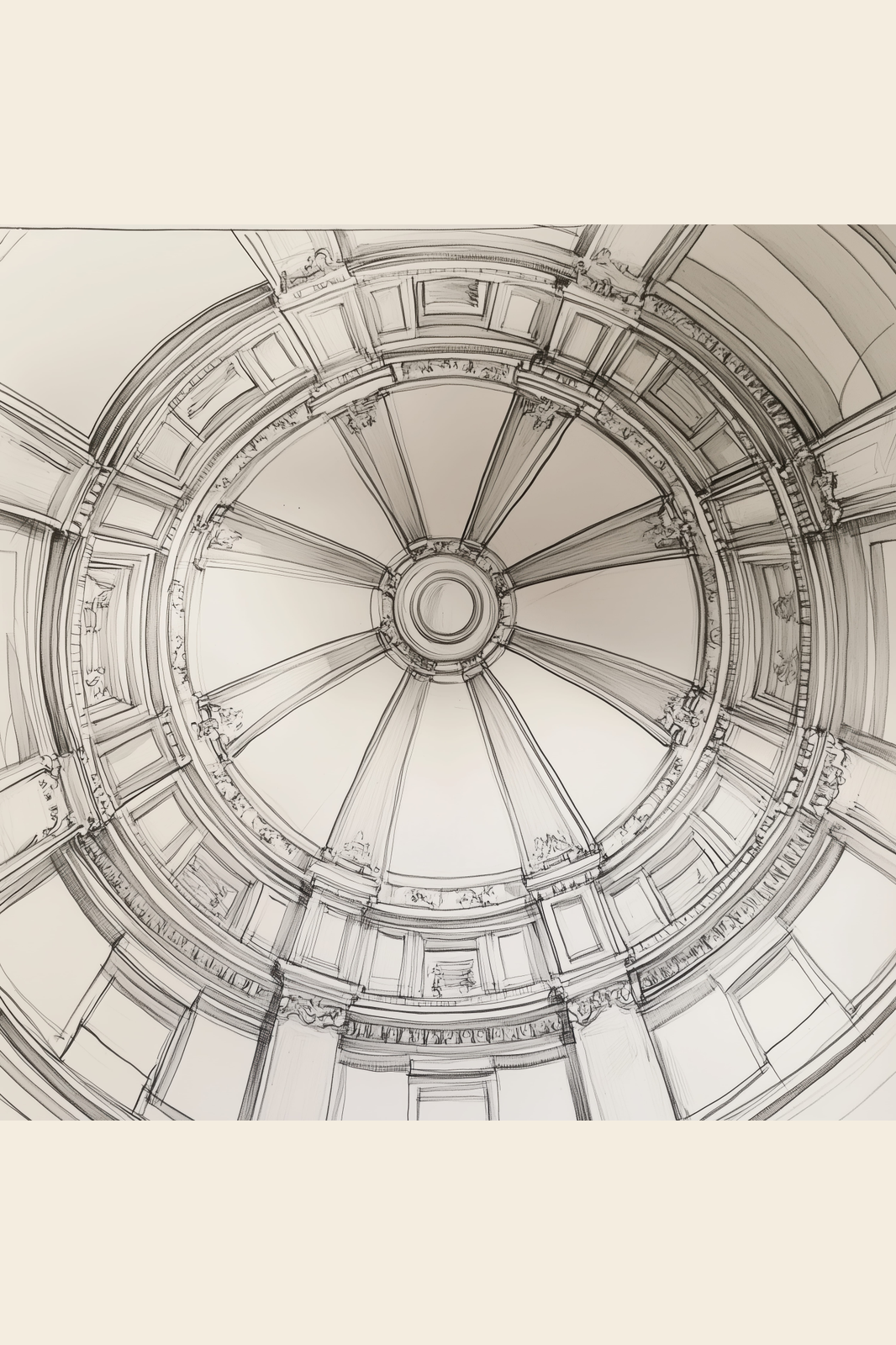The Drawn Dome print