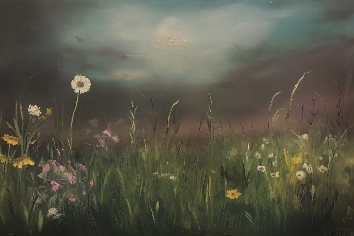 Moonlit Meadow print