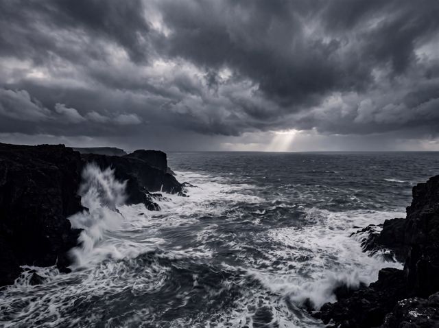 Stormy Coast print