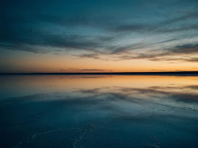 Twilight Salt Flat print