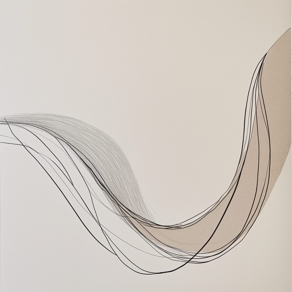 Wandering Line print