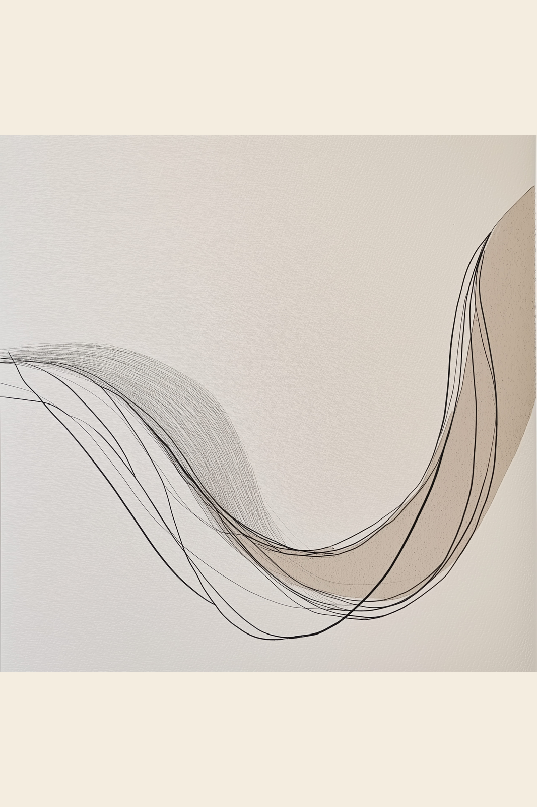 Wandering Line print