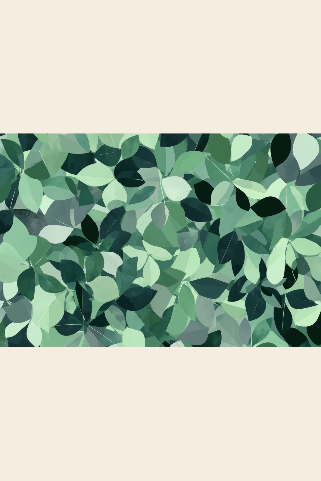 Overlapping Leaves print