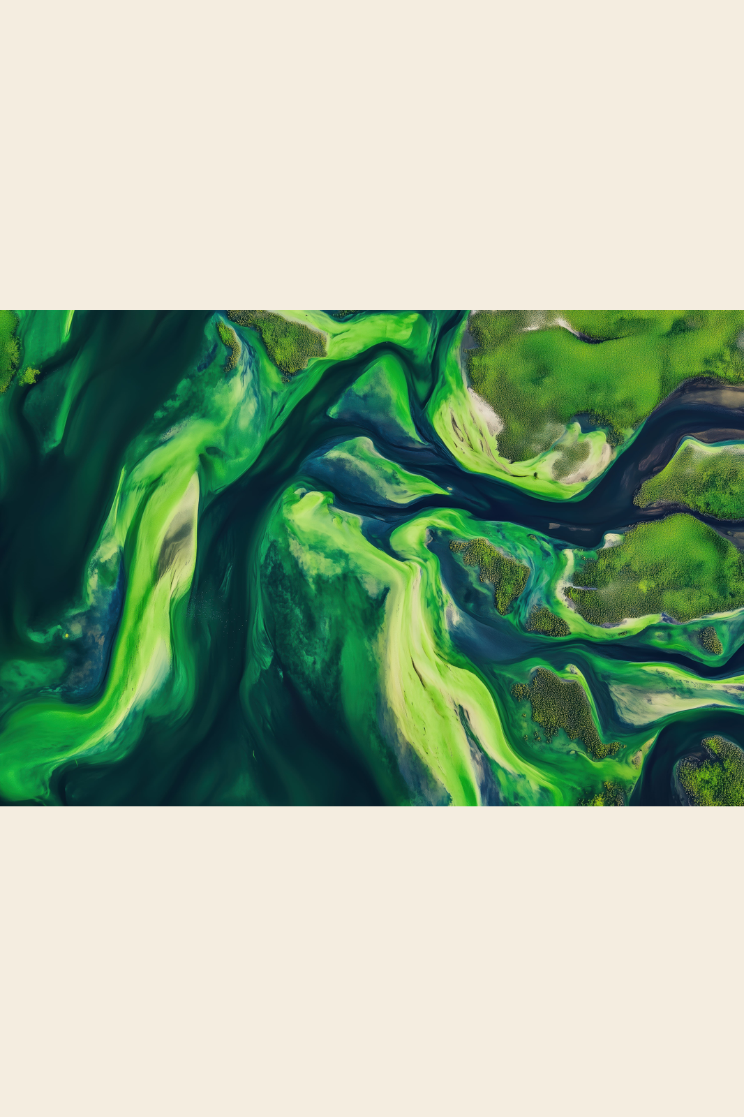River Delta print
