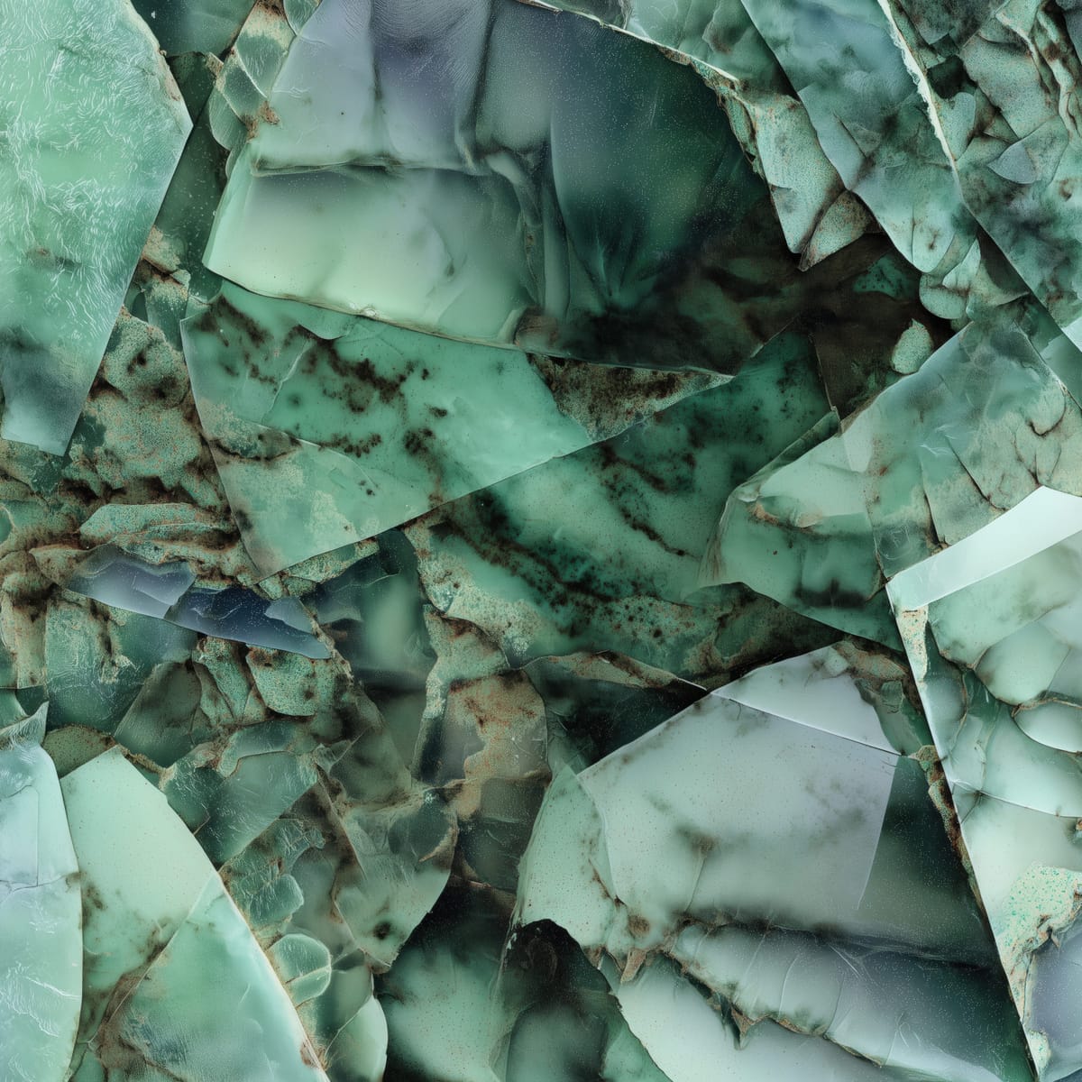Jade Geode print